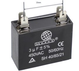 3uF-450V Kondenzátor, sarus *