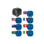 Utazó csatlakozó készlet 7 adapter 150 országba