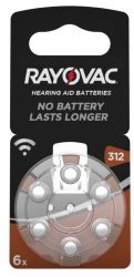 Rayovac Extra Advanced hallókészülék elem 312, ZA312, H312MF 6db/bliszter ***