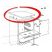 ELectrolux, Zanussi hűtőszekrény palást-tető (2063871004)