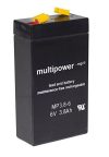 Multipower - ólomzselés akku MP3.8-6 + Multipower - ólomzselés akku MP3.8-6 +