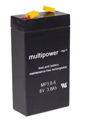 Multipower - ólomzselés akku MP3.8-6  +