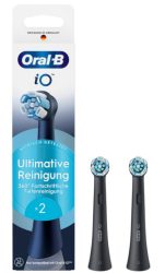 Oral-B iO Black 'Ultimative Reinigung' fogkefe-pótfejek (2db) Oral-B iO Black 'Ultimative Reinigung' fogkefe-pótfejek (2db)
