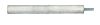 Hajdu Z120E  bojler magnézium anód 310 × 25 mm, M8 × 25 mm menettel