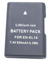 NIKON 7,2V LI-ION DIGITÁLIS FÉNYKÉPEZŐ AKKU EN-EL14A (VFB11402)