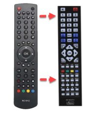 LCD/TFT TV távirányító RC1912 (classic gyártmány) LCD/TFT TV távirányító RC1912 (classic gyártmány)