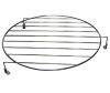 Grillrács mikrohullámú sütőbe, 280mm Grillrács mikrohullámú sütőbe, 280mm