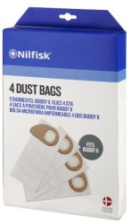 Nilfisk Buddy 2/Nilfisk Buddy II kompatibilis szintetikus porzsák (4 db) 