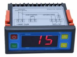 STC200 egy szondás hőfokszabályzó elektronika, (-45 - 70C)