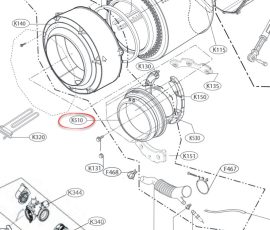 LG üstszájgumi MDS67595202