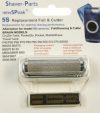Braun pocket borotvafólia és kés 5S, utángyártott Braun pocket borotvafólia és kés 5S, utángyártott
