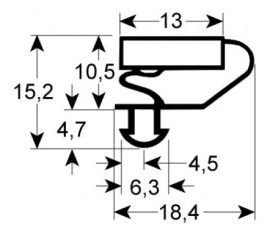 Afinox, Cookmax ipari hűtőkhöz szigetelés 9703 (155 x 66cm)