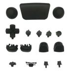   Komplett gombkészlet PlayStation 5 (PS5) kontrollerhez – Fekete (16 db)