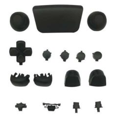 Komplett gombkészlet PlayStation 5 (PS5) kontrollerhez – Fekete (16 db)
