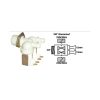 Mágnesszelep Whirlpool mosógépbe, 2 utas Mágnesszelep Whirlpool mosógépbe, 2 utas